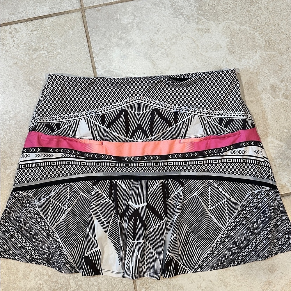 Lucky In Love Santa Fe Printed Tennis Skirt Skort XL Pickleball Shorts - Picture 9 of 9
